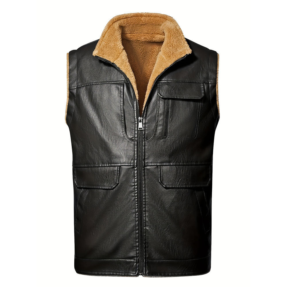 Michael Leather Vest