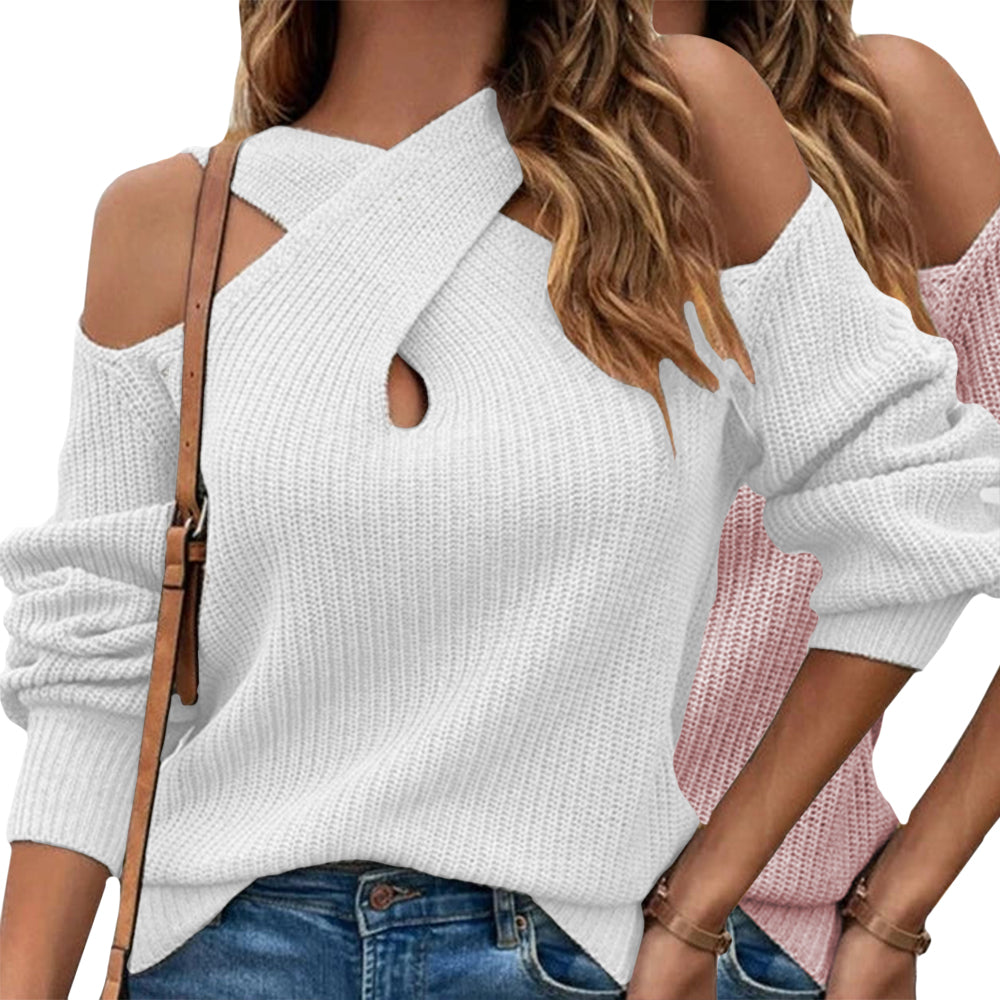 Scarlett Chic Rib-Knit Sweater