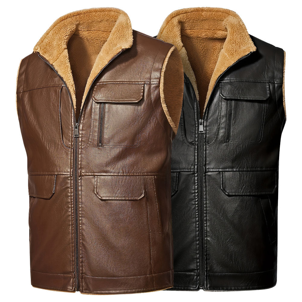 Michael Leather Vest