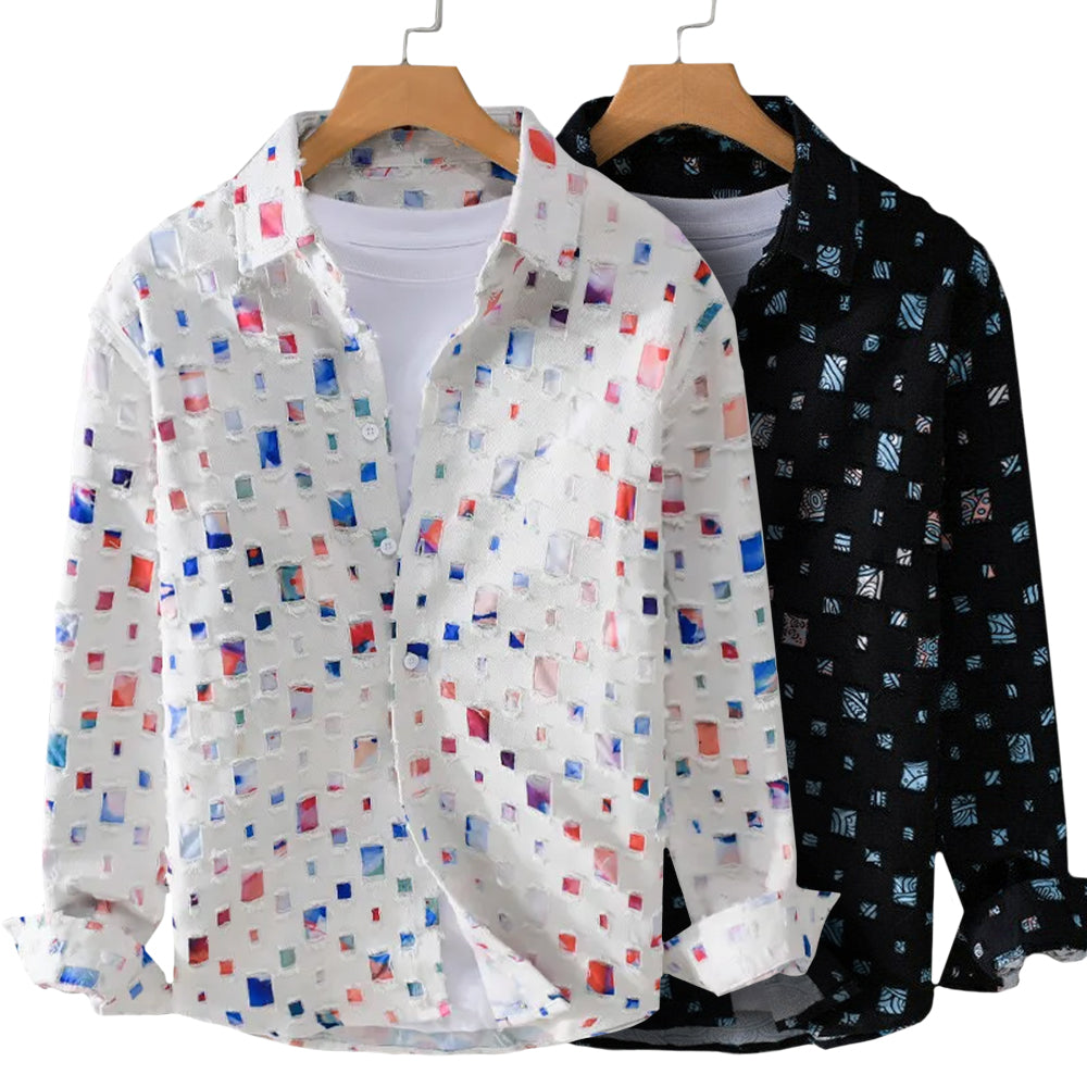 Eldis Denim Frayed Shirt