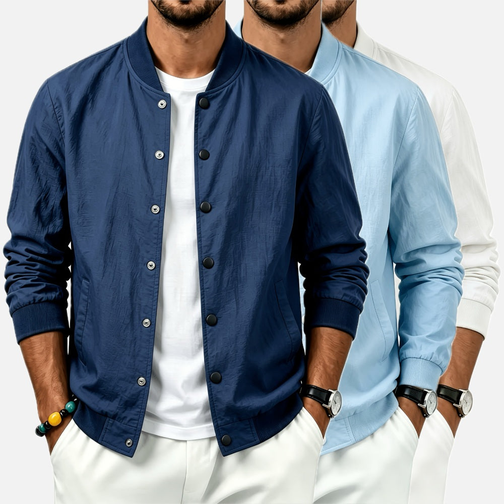 Abram Lucius Keith Jacket - Navy - view 2