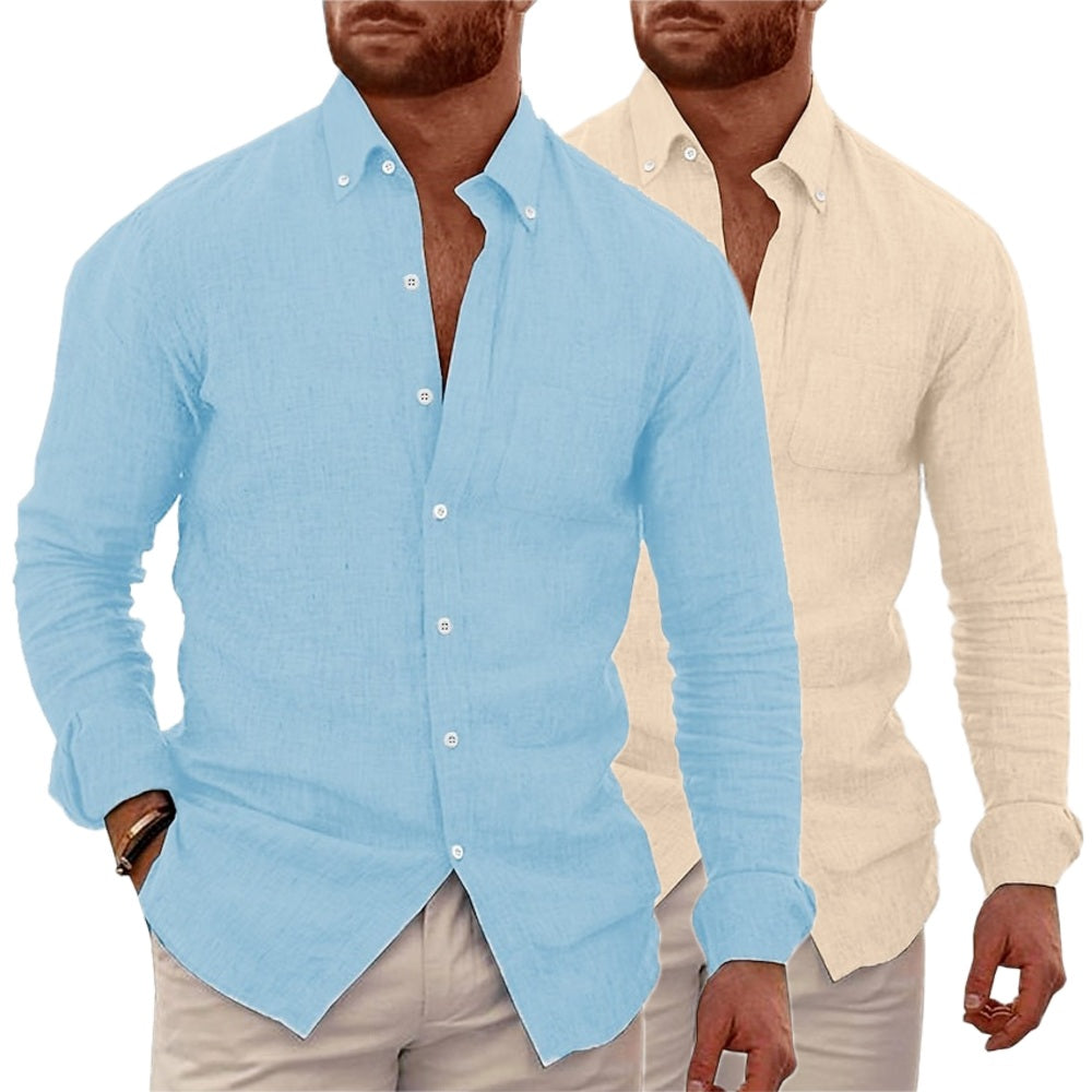 Bennett Rowan Button-Down Shirt - Blue - view 2
