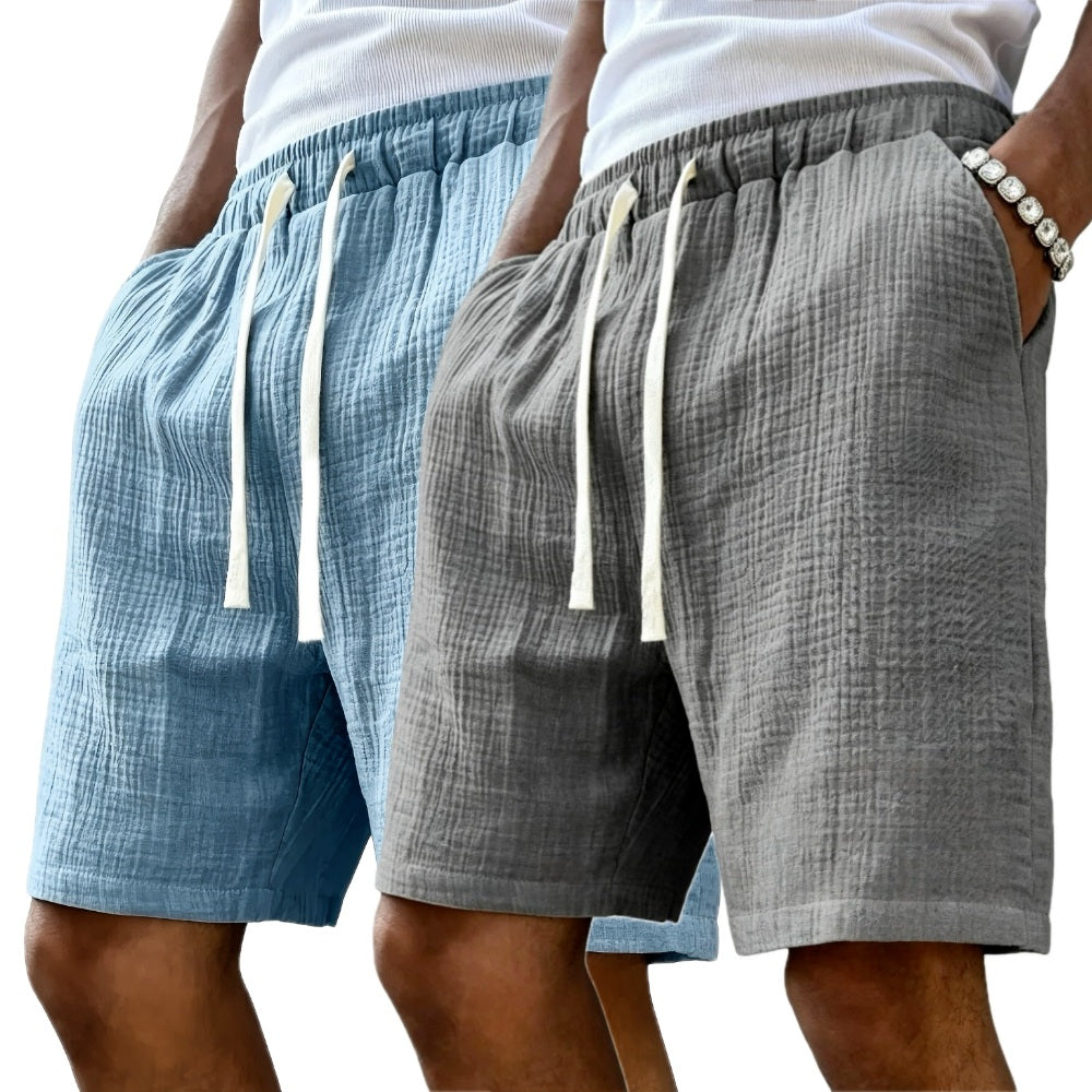 Brody Keane Checkered Shorts - Navy - view 2