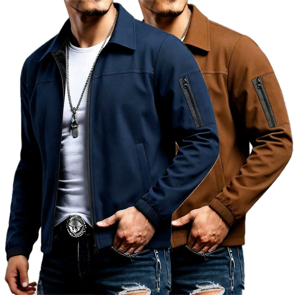Caleb Mercer Utility Jacket - Navy - view 2