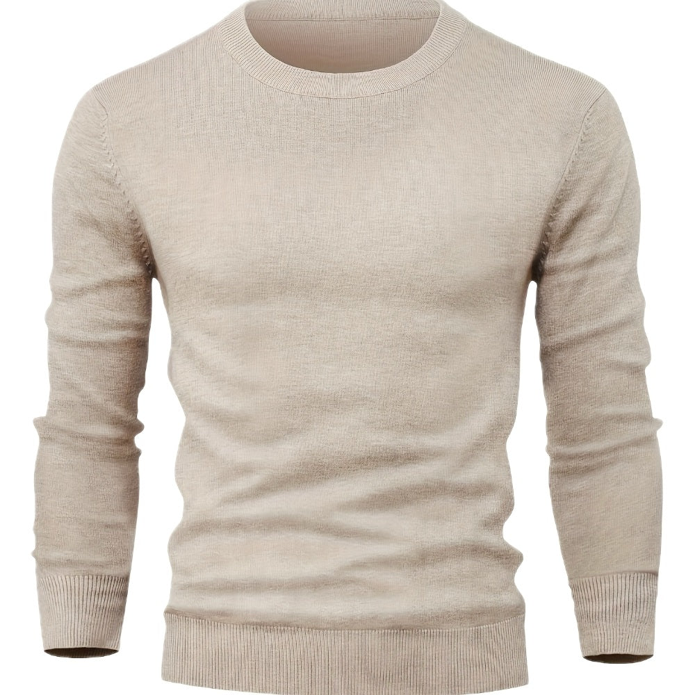 Cormac Flynn Crew-Neck Sweater - Khaki - view 1