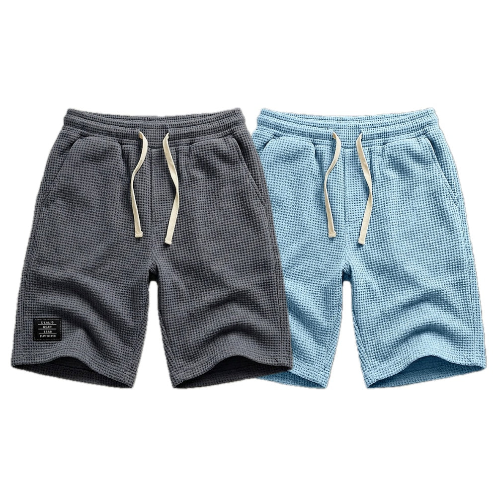 Ferris Lane Waffle Shorts - Navy - view 2