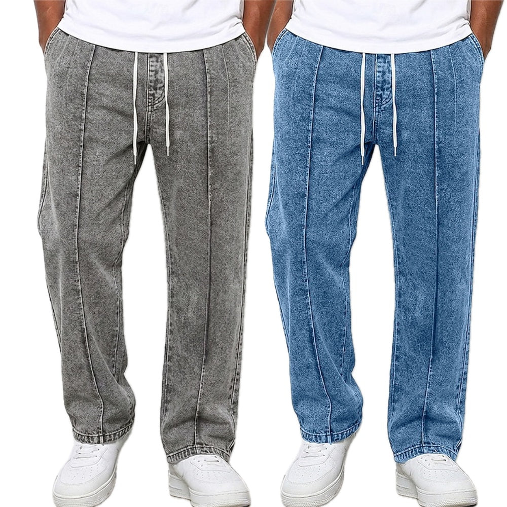 Harlan Voss Straight-Leg Pants - Grey - view 2