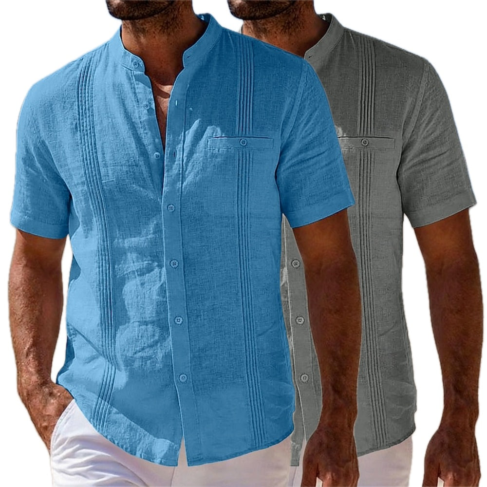 Hugo Rhodes Ruched Shirt - Blue - view 2
