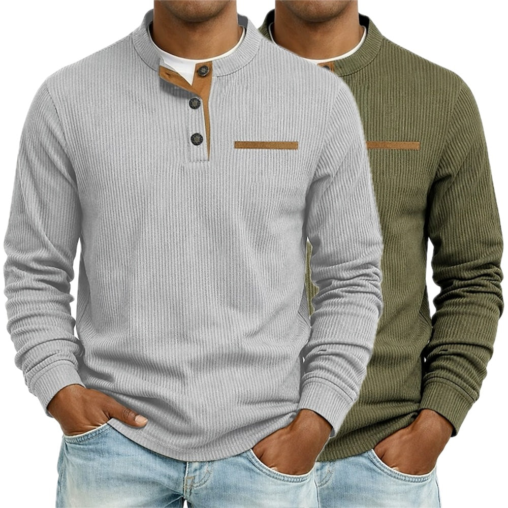 Isaac Vale Henley - Grey - view 2