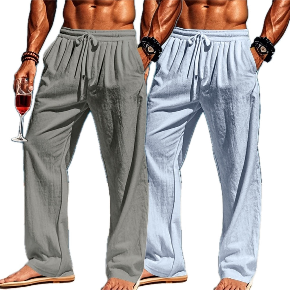 Kellan Moss Straight-Leg Pants - Grey - view 2