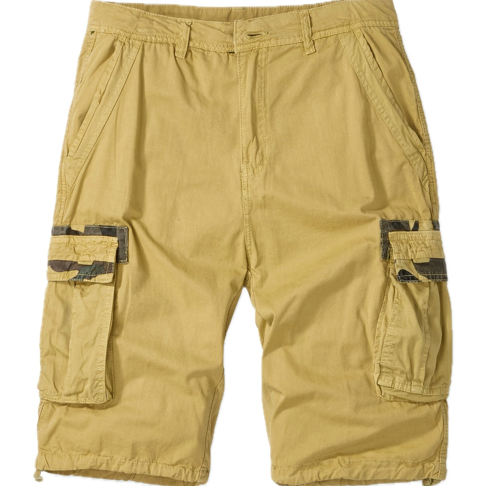 Kieran Miles Utility Shorts - Khaki - view 1