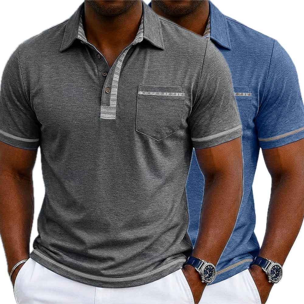 Mason Tate Golf Polo - Grey - view 2