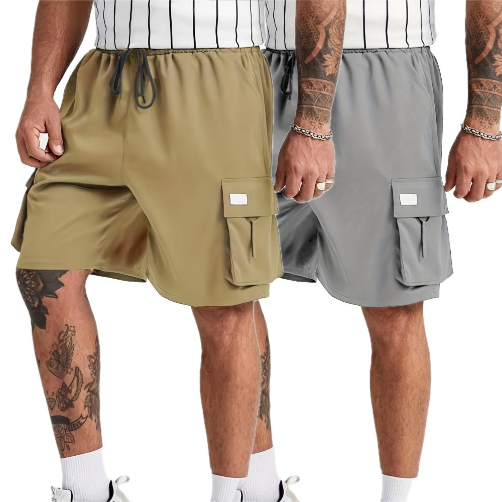 Nolan Drake Cargo Shorts - Grey - view 2