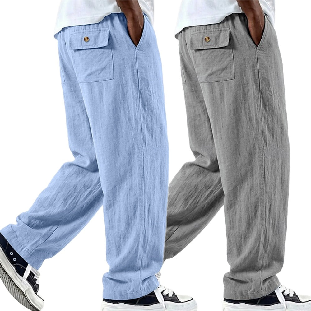Piers Nolan Straight-Leg Pants - Blue - view 2