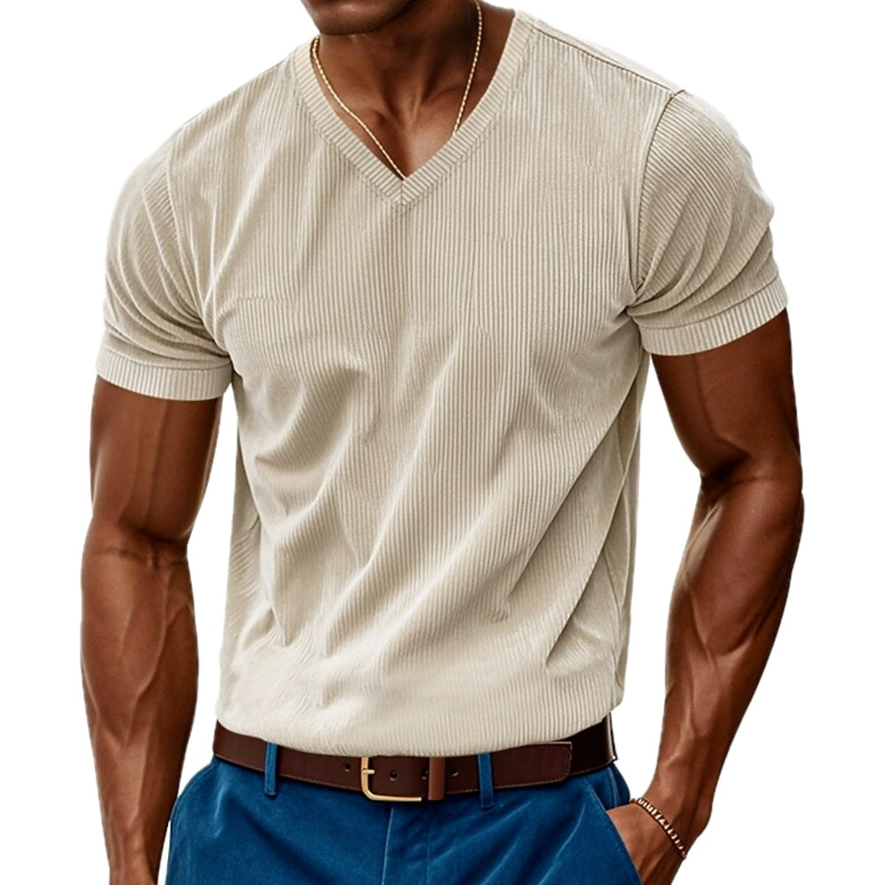 Quentin Blake Striped Tee - Beige - view 1