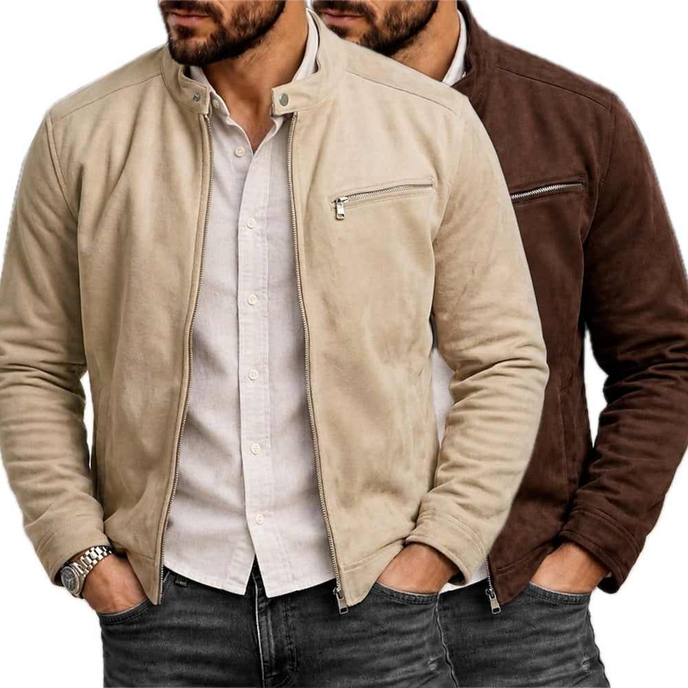 Quentin Vale Zip Jacket - Brown - view 2