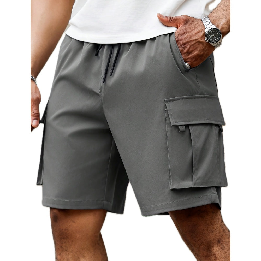 Sawyer Lowell Cargo Shorts - Grey - view 1