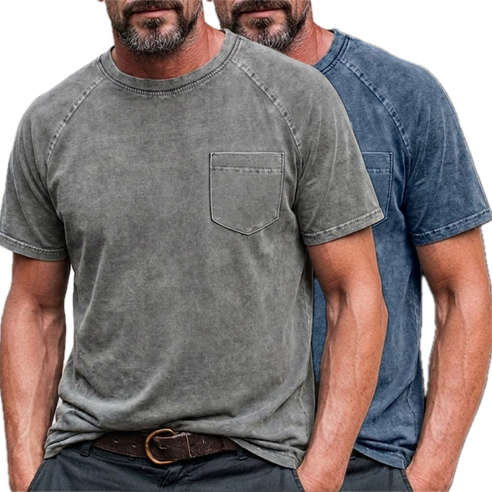 Tavian Reed Washed Tee - Grey - view 2