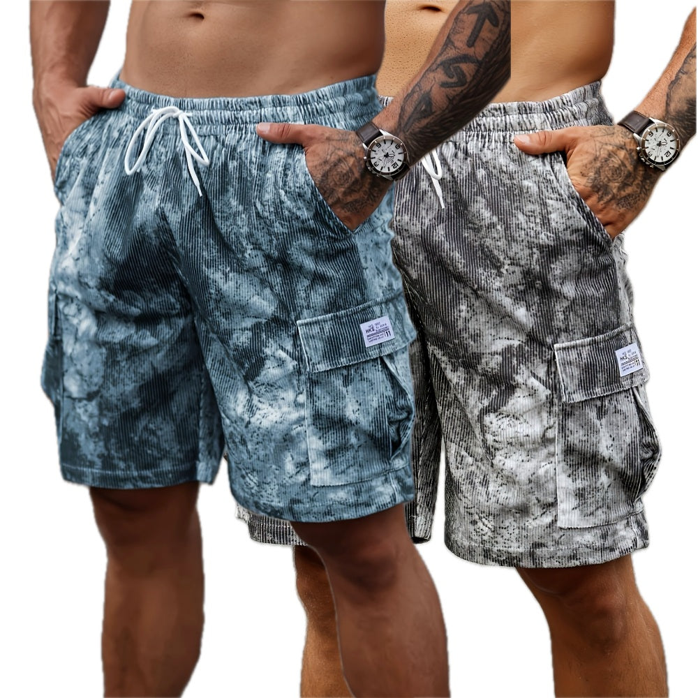 Tristan Beck Striped Shorts - Navy - view 2