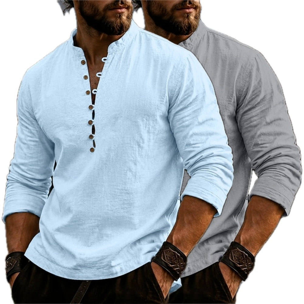 Weston Cole Popover Shirt - Blue - view 2