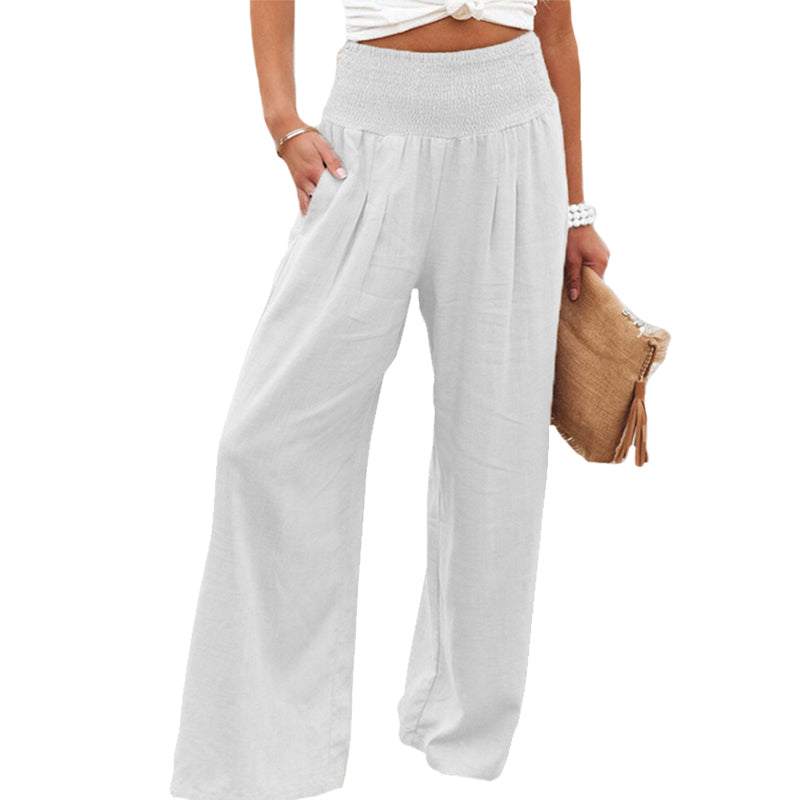 Calienne Classic Wide Leg Trousers