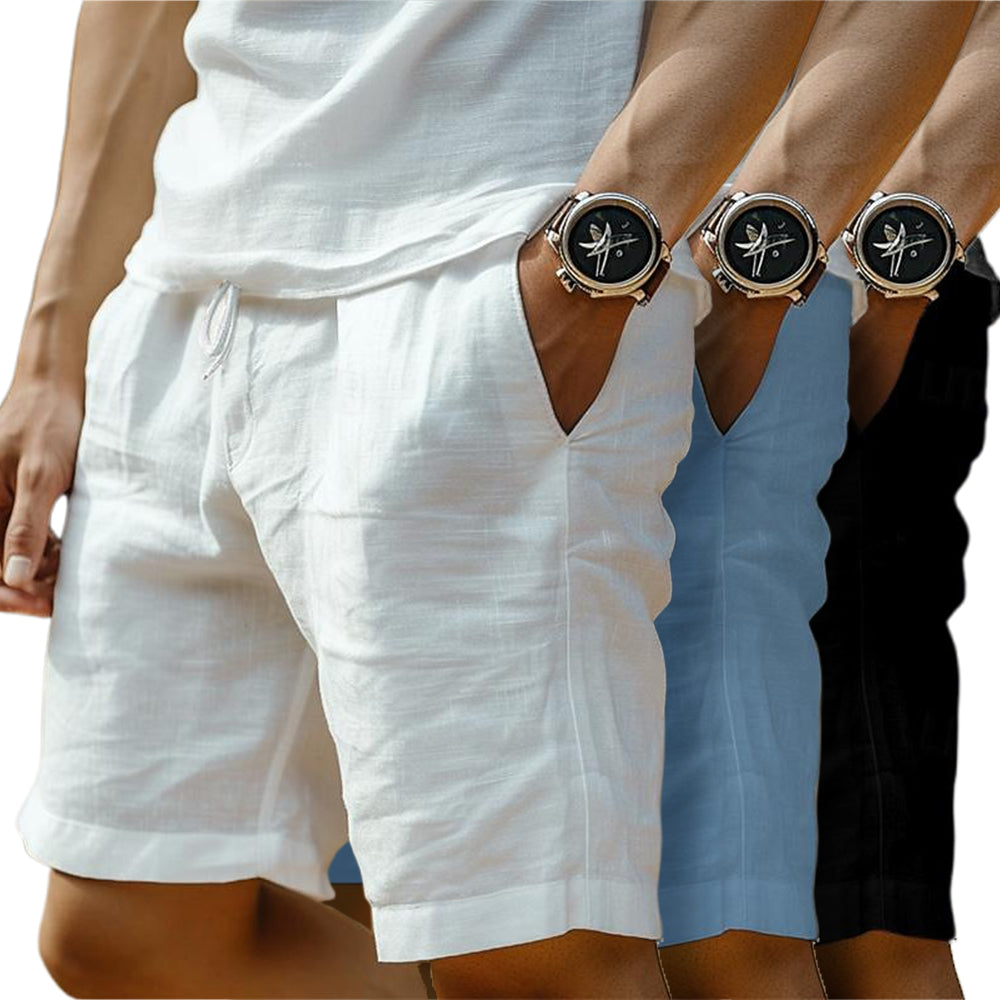 Lorenzo Linen Shorts