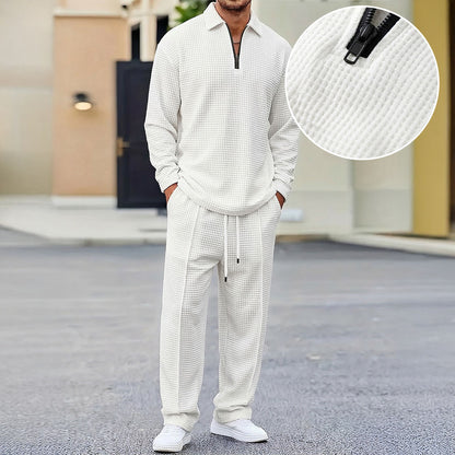 Carter Waffle-Knit Set