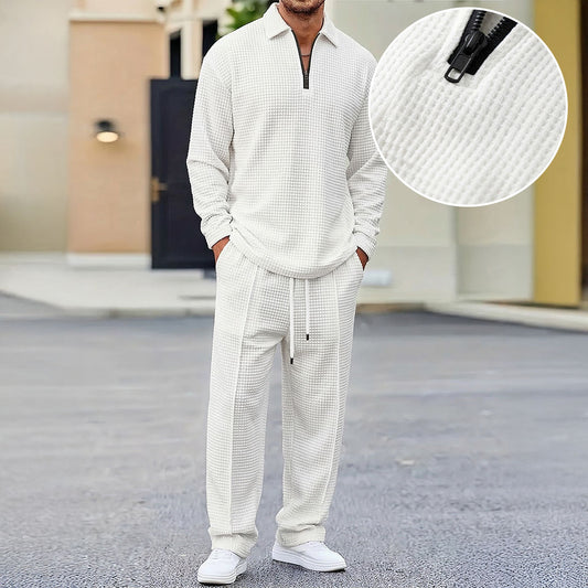 Carter Waffle-Knit Set