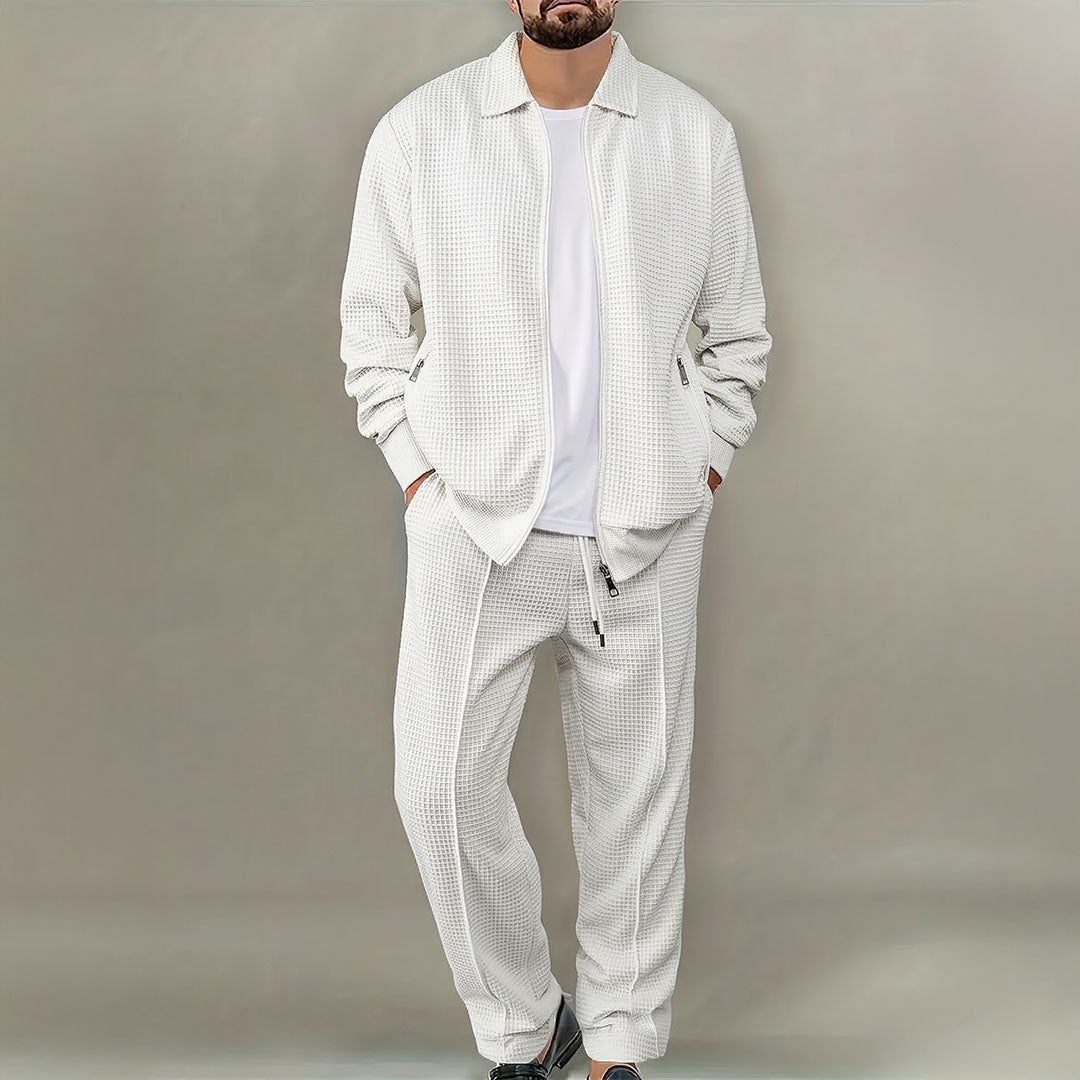 Roberto Waffle-Knit Set
