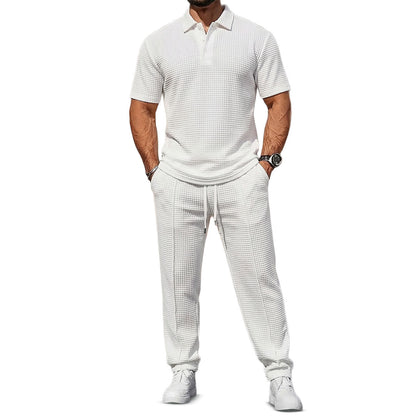 Beckett Waffle-Knit Set