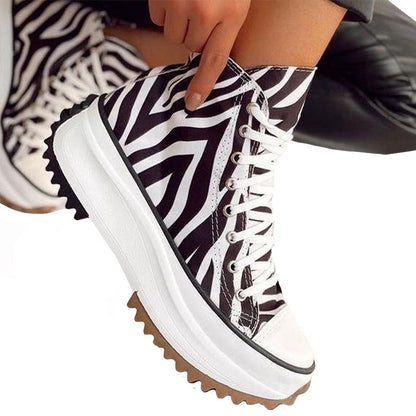 Marie-Caley Vibrant Platform Ankle Sneaker