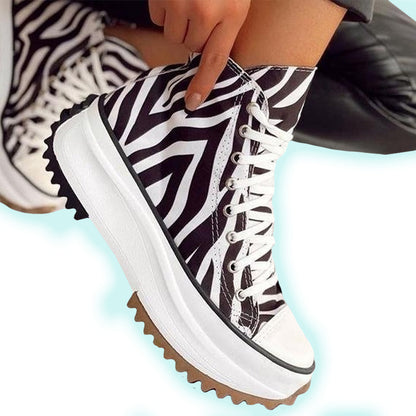 Marie-Caley Vibrant Platform Ankle Sneaker