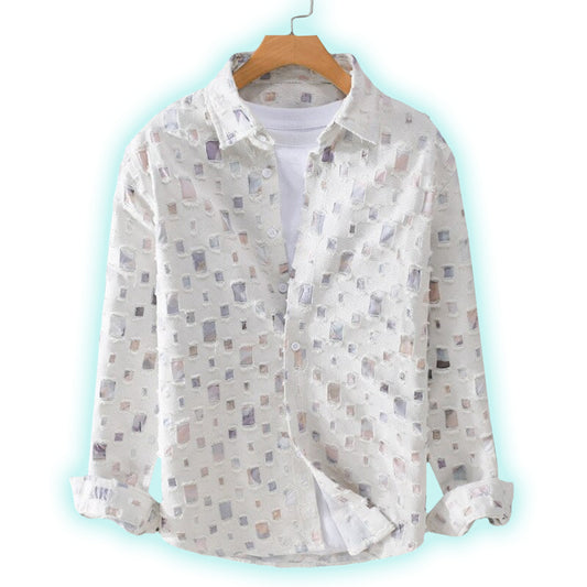 Eldis Denim Frayed Shirt