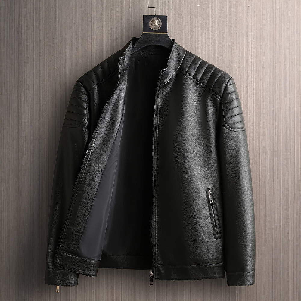 Trace Leather Jacket