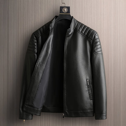 Trace Leather Jacket