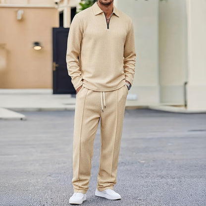 Carter Waffle-Knit Set