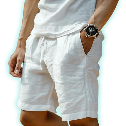 Lorenzo Linen Shorts