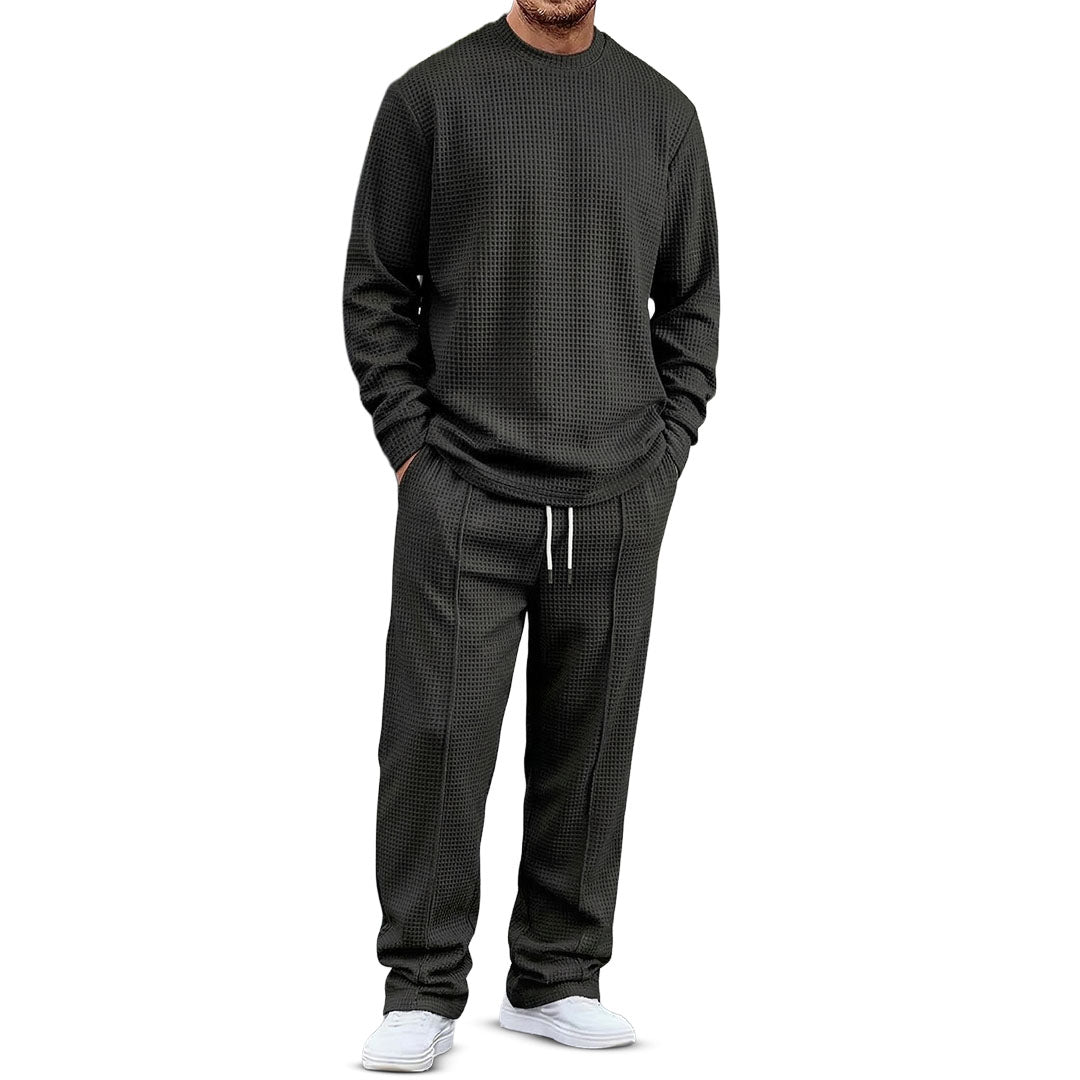 Atlas Waffle-Knit Set