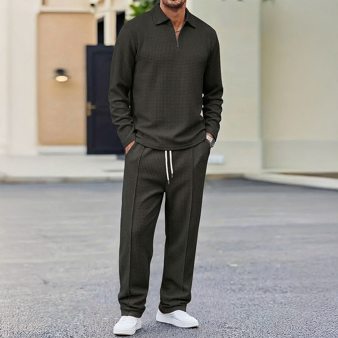 Carter Waffle-Knit Set