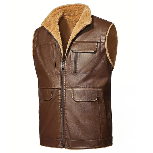 Michael Leather Vest