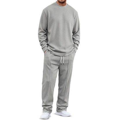 Atlas Waffle-Knit Set