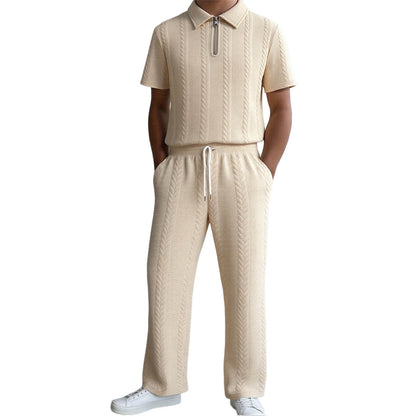 Patrick Cable-knit Set