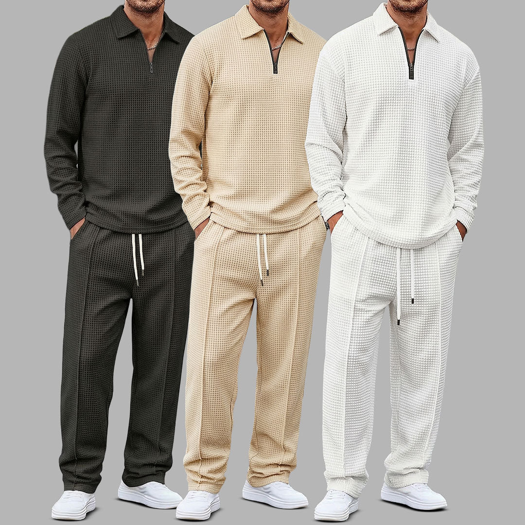 Carter Waffle-Knit Set