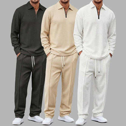 Carter Waffle-Knit Set