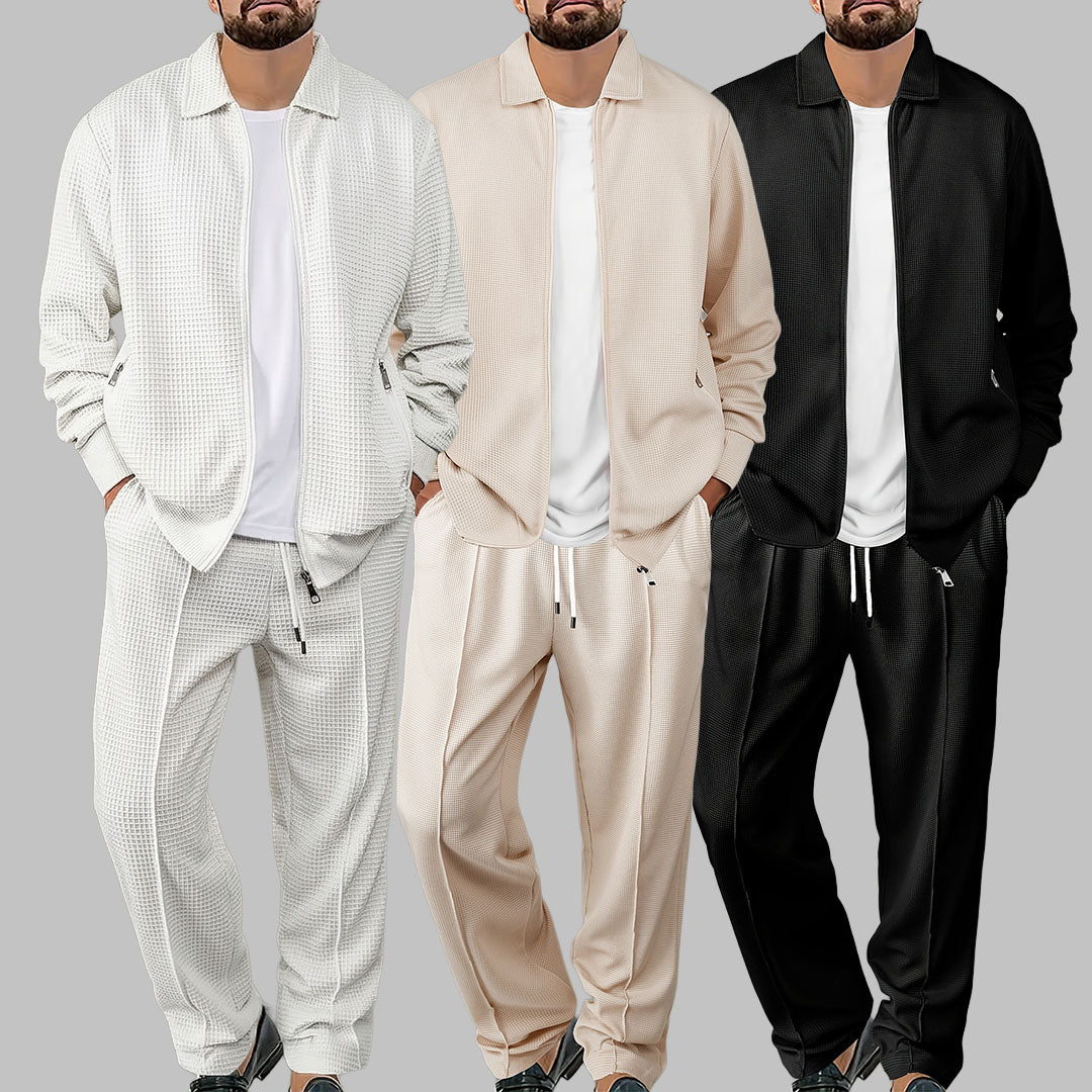 Roberto Waffle-Knit Set