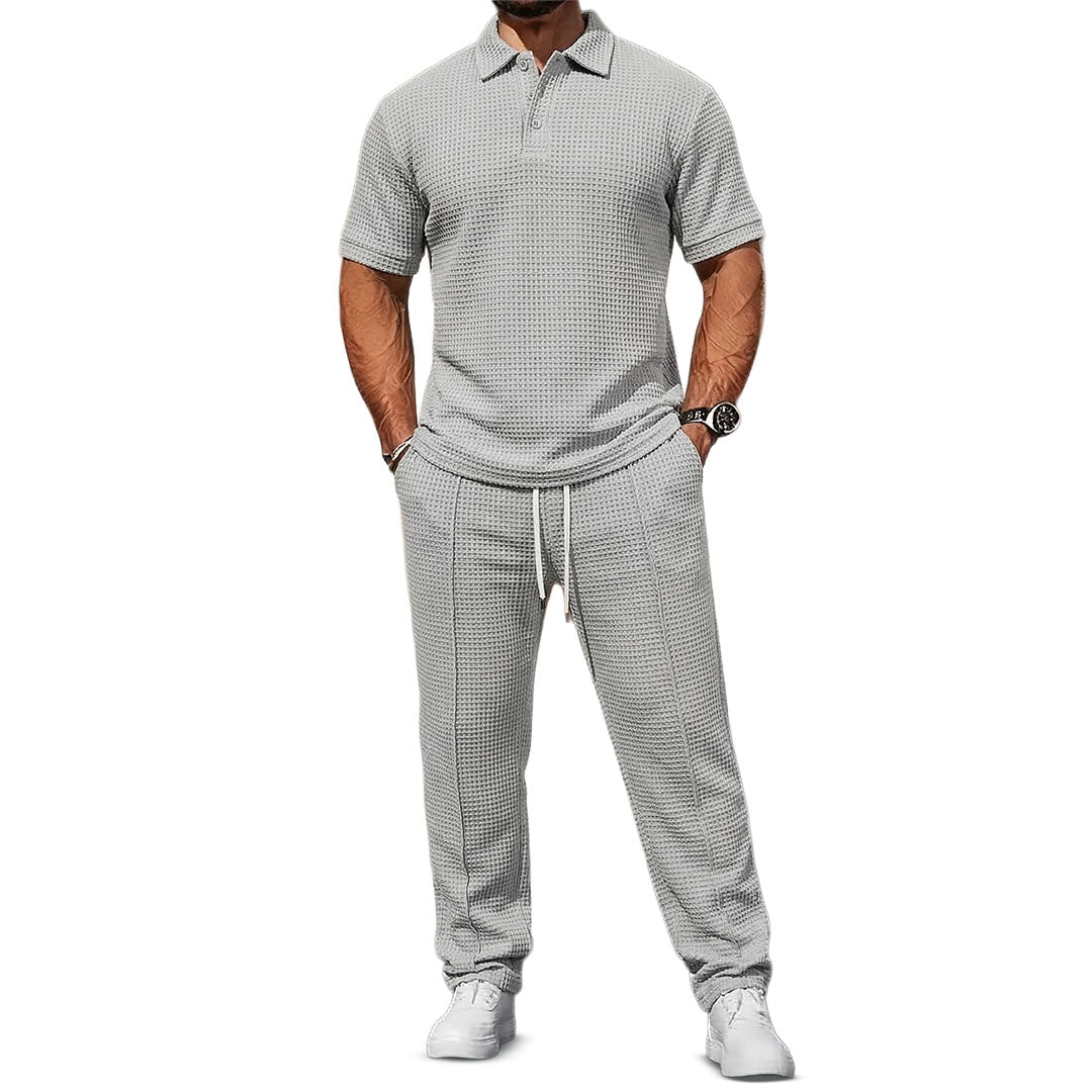 Beckett Waffle-Knit Set