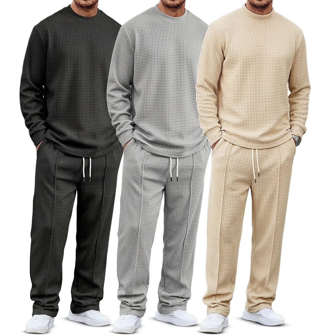 Atlas Waffle-Knit Set