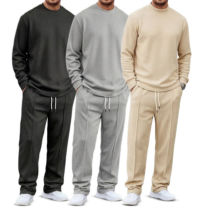Atlas Waffle-Knit Set