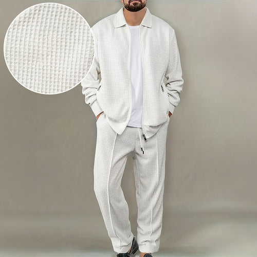 Roberto Waffle-Knit Set