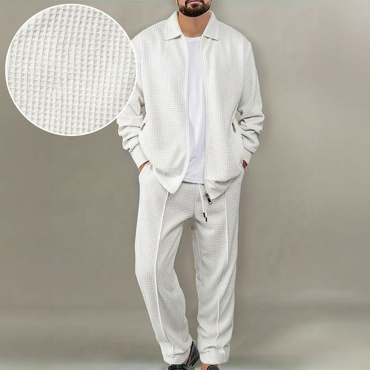 Roberto Waffle-Knit Set